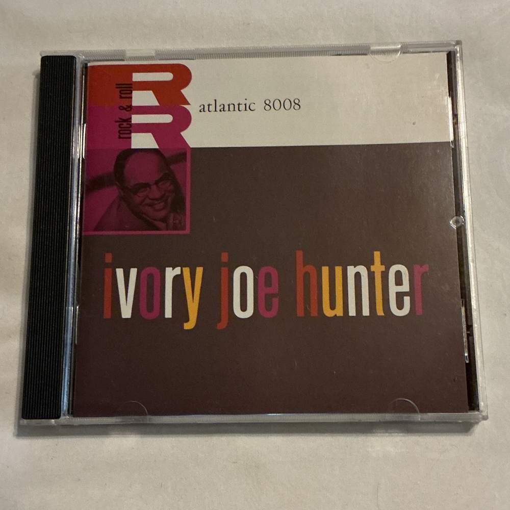 Ivory Joe Hunter Album Art Poster - Brown & Multicolor Typography